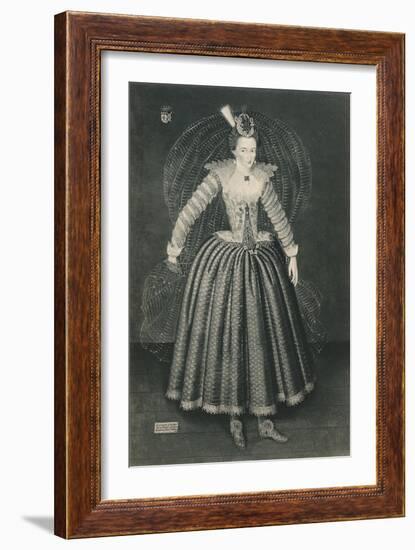 'Lucy Harrington, Countess of Bedford', c16th century (1904)-Marcus Gheeraerts, the Younger-Framed Giclee Print