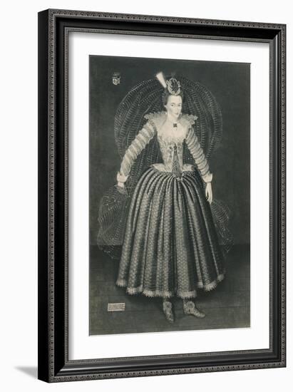 'Lucy Harrington, Countess of Bedford', c16th century (1904)-Marcus Gheeraerts, the Younger-Framed Giclee Print