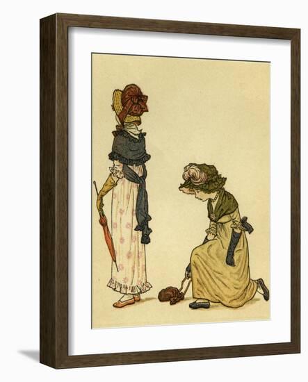 Lucy Locket lost her-Kate Greenaway-Framed Giclee Print