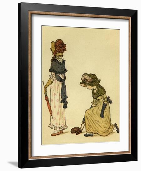 Lucy Locket lost her-Kate Greenaway-Framed Giclee Print