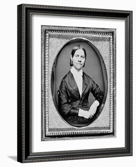Lucy Stone, American Abolitionist-Science Source-Framed Giclee Print