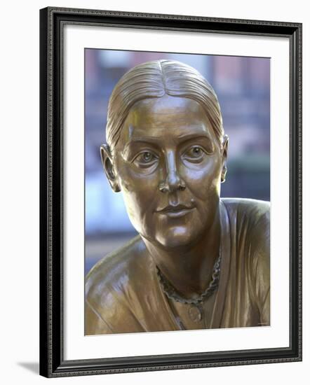 Lucy Stone Statue, Boston Women's Memorial-null-Framed Premium Photographic Print
