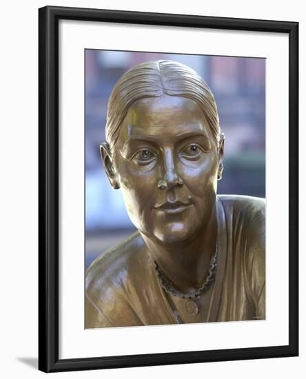 Lucy Stone Statue, Boston Women's Memorial-null-Framed Premium Photographic Print