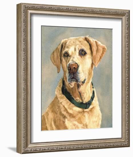 Lucy Yellow Lab-Edie Fagan-Framed Art Print