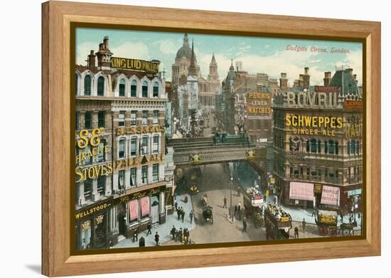 Ludgate Circus, London, England-null-Framed Stretched Canvas