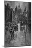 Ludgate Hill-Joseph Pennell-Mounted Art Print