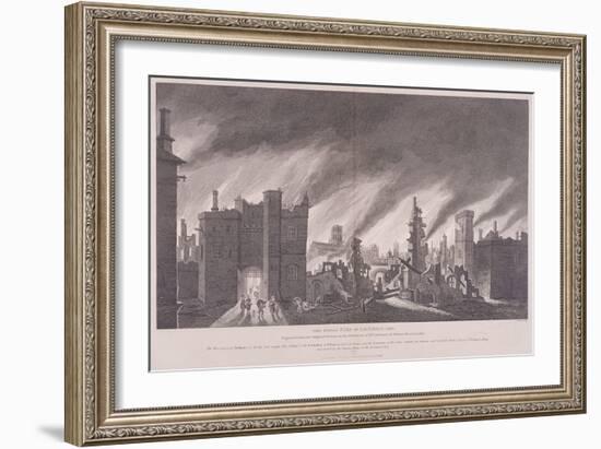 Ludgate, the Great Fire of London, 1811-John Stow-Framed Giclee Print