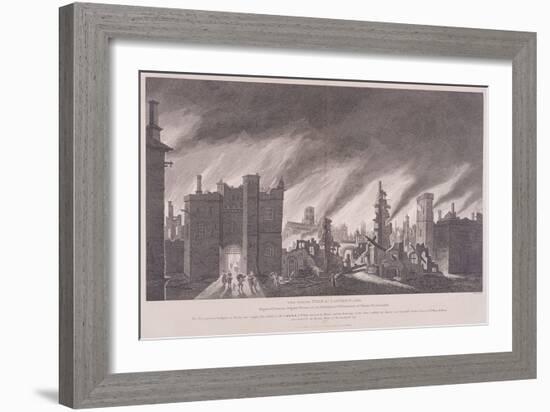 Ludgate, the Great Fire of London, 1811-John Stow-Framed Giclee Print