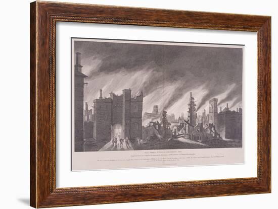 Ludgate, the Great Fire of London, 1811-John Stow-Framed Giclee Print