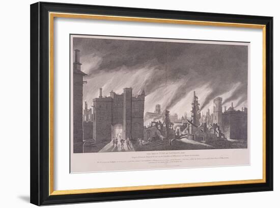 Ludgate, the Great Fire of London, 1811-John Stow-Framed Giclee Print