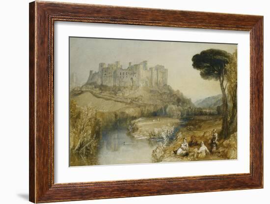 Ludlow Castle-J. M. W. Turner-Framed Giclee Print