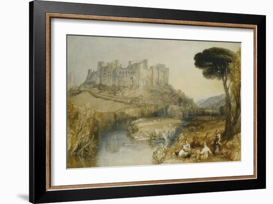 Ludlow Castle-J. M. W. Turner-Framed Giclee Print