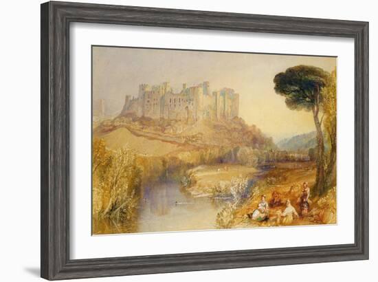 Ludlow Castle-J. M. W. Turner-Framed Giclee Print