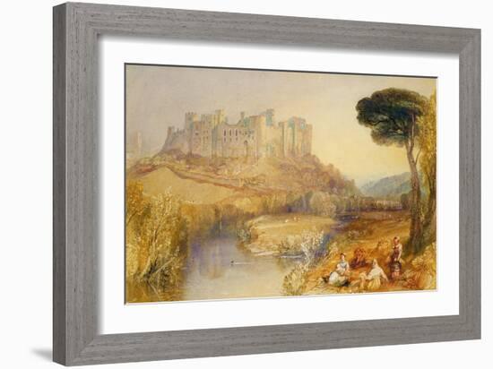Ludlow Castle-J. M. W. Turner-Framed Giclee Print