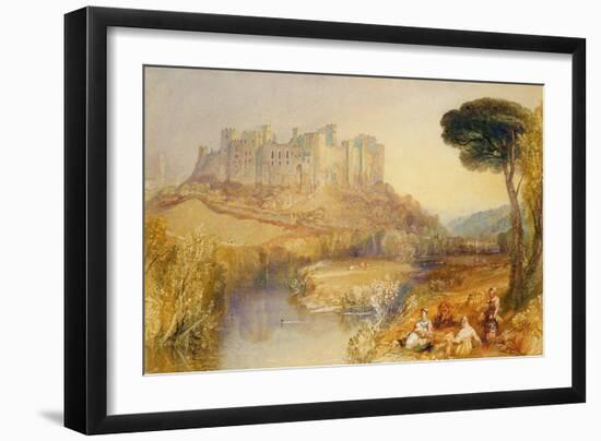 Ludlow Castle-J. M. W. Turner-Framed Giclee Print