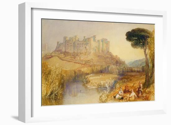 Ludlow Castle-J. M. W. Turner-Framed Giclee Print