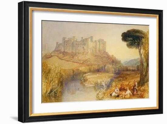 Ludlow Castle-J. M. W. Turner-Framed Giclee Print