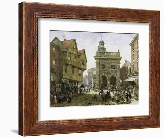 Ludlow Market-Louise J. Rayner-Framed Premium Giclee Print