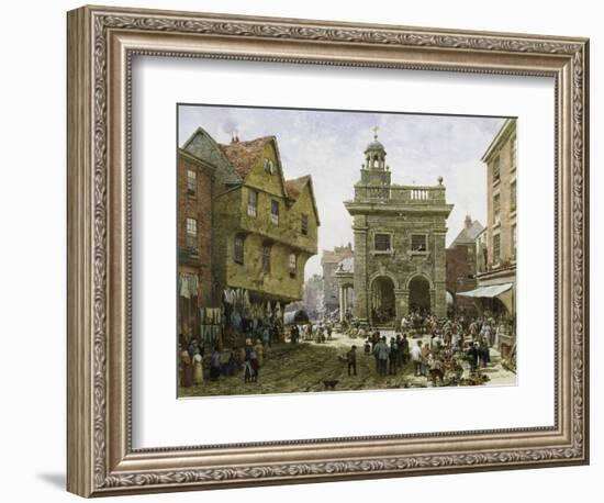 Ludlow Market-Louise J. Rayner-Framed Giclee Print