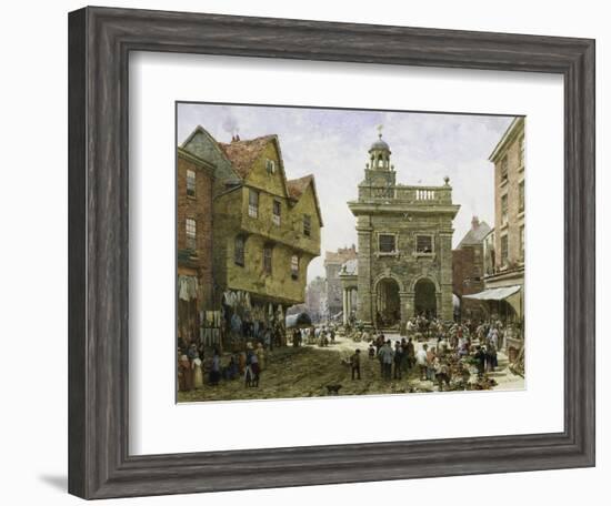 Ludlow Market-Louise J. Rayner-Framed Giclee Print