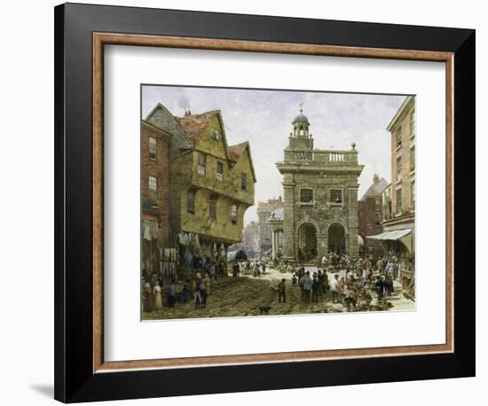 Ludlow Market-Louise J. Rayner-Framed Giclee Print