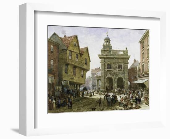 Ludlow Market-Louise J. Rayner-Framed Giclee Print