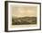 Ludlow, Vermont - Panoramic Map-Lantern Press-Framed Art Print