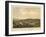 Ludlow, Vermont - Panoramic Map-Lantern Press-Framed Art Print