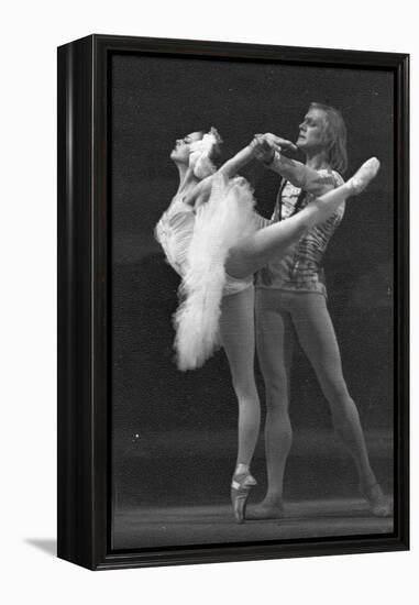 Ludmila Semenyaka and Alexander Godunov in the Ballet Swan Lake, 1970S-null-Framed Premier Image Canvas