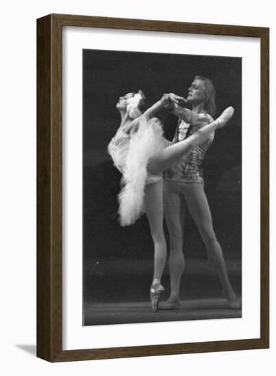 Ludmila Semenyaka and Alexander Godunov in the Ballet Swan Lake, 1970S-null-Framed Giclee Print