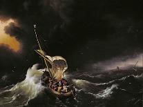 Christ in the Storm on the Sea of Galilee, 1695-Ludolf Backhuysen-Framed Giclee Print