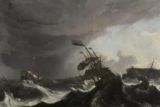 Rough Sea with Ships-Ludolf Bakhuysen-Art Print