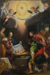 The Adoration of the Shepherds with Saint Catherine of Alexandria, 1599-Ludovico Cardi Cigoli-Framed Giclee Print