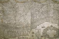 Map of Western Liguria Region, 1697-Ludovico Della Spina De Mailly-Giclee Print