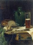 Still-Life with Bread and Beer-Ludwig Eibl-Framed Giclee Print