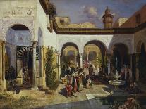 The Garden of the Generalife Palace, Granada, 1885-Ludwig Hans Fischer-Giclee Print