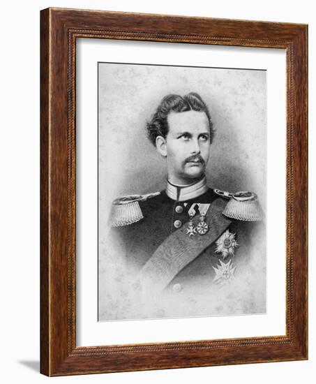 Ludwig Ii of Bavaria-German School-Framed Giclee Print