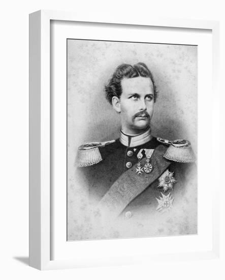 Ludwig Ii of Bavaria-German School-Framed Giclee Print