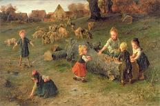 Mud Pies, 1873-Ludwig Knaus-Giclee Print