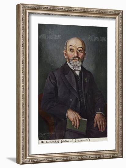 Ludwig Lazarus Zamenhof-null-Framed Giclee Print