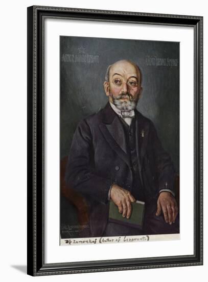 Ludwig Lazarus Zamenhof-null-Framed Giclee Print