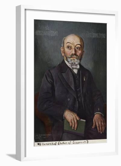 Ludwig Lazarus Zamenhof-null-Framed Giclee Print