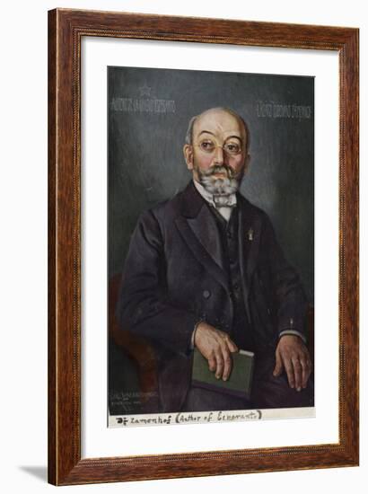 Ludwig Lazarus Zamenhof-null-Framed Giclee Print