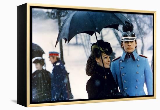 LUDWIG / LE CREPUSCULE DES DIEUX, 1972 directed by LUCHINO VISCONTI Romy Schneider and Helmut Berge-null-Framed Stretched Canvas