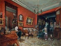 Interiors of the Winter Palace, the Dressing Room of Empress Maria Alexandrovna, 1857-Ludwig Premazzi-Giclee Print