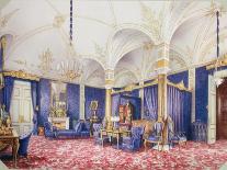 Interiors of the Winter Palace, the Green Dining Room, 1852-Ludwig Premazzi-Giclee Print