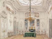 Interiors of the Winter Palace, the Green Dining Room, 1852-Ludwig Premazzi-Giclee Print