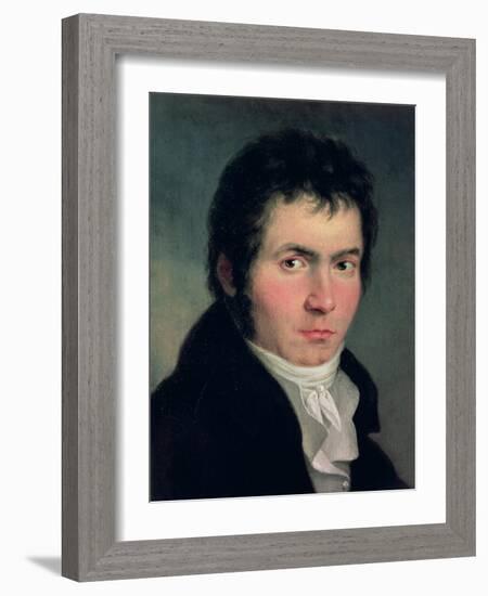 Ludwig Van Beethoven (1770-1827), 1804-Willibrord Joseph Mahler-Framed Giclee Print