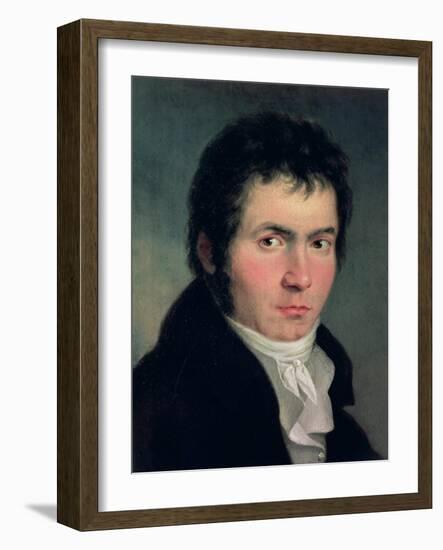 Ludwig Van Beethoven (1770-1827), 1804-Willibrord Joseph Mahler-Framed Giclee Print