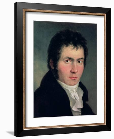 Ludwig Van Beethoven (1770-1827), 1804-Willibrord Joseph Mahler-Framed Giclee Print